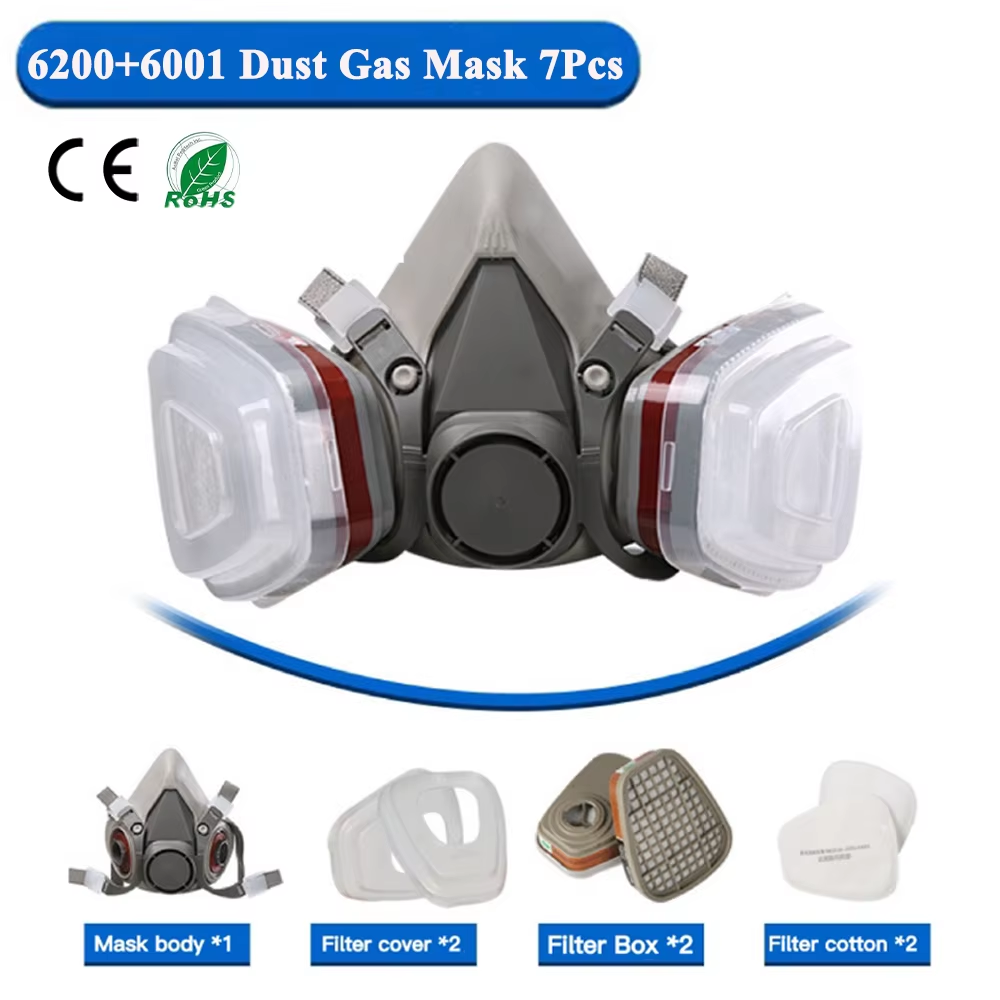 Dust Mask Construction - 6200 Half Face Dust and Gas