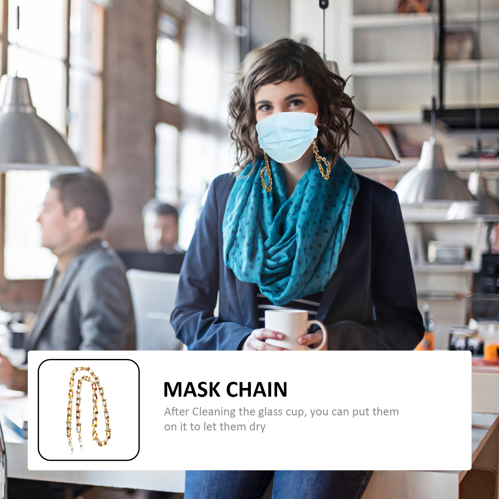Premium Horsehoof Resin Mask C - Mask Chain Holder review and price