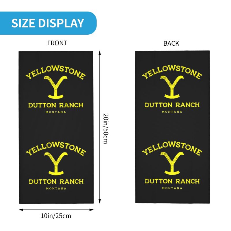 Yellowstone Dutton Ranch Print - Neck Gaiter Face Cover review and price