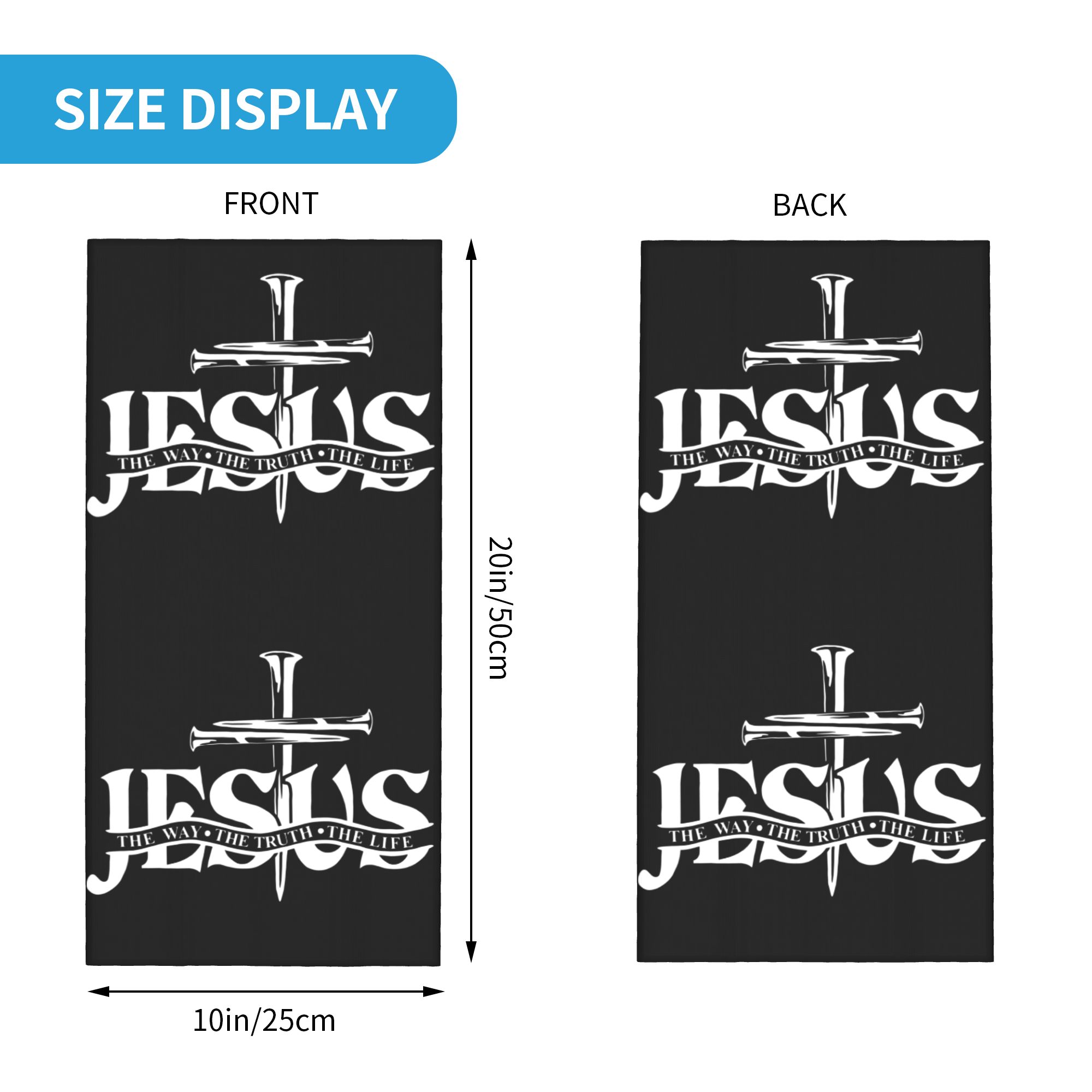 Custom Jesus The Way The Truth - Neck Gaiter Face Cover review and price
