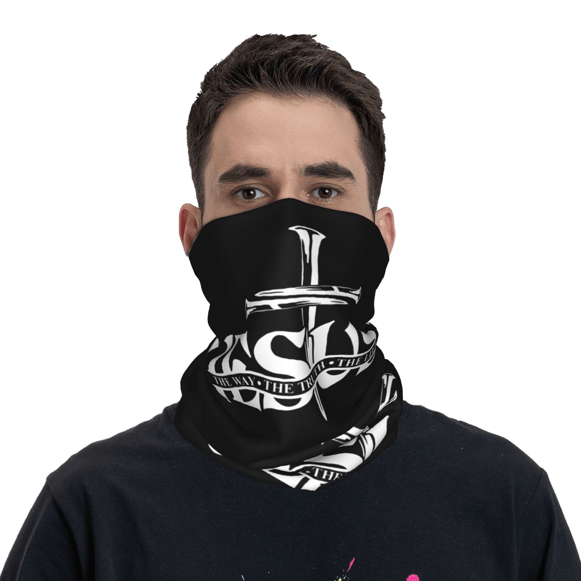 Custom Jesus The Way The Truth - Neck Gaiter Face Cover review and price