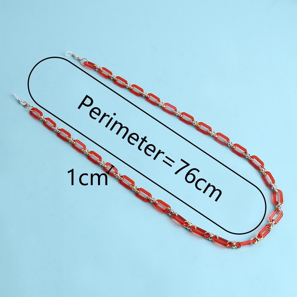 Colorful Transparent Link Acry - Mask Chain Holder review and price