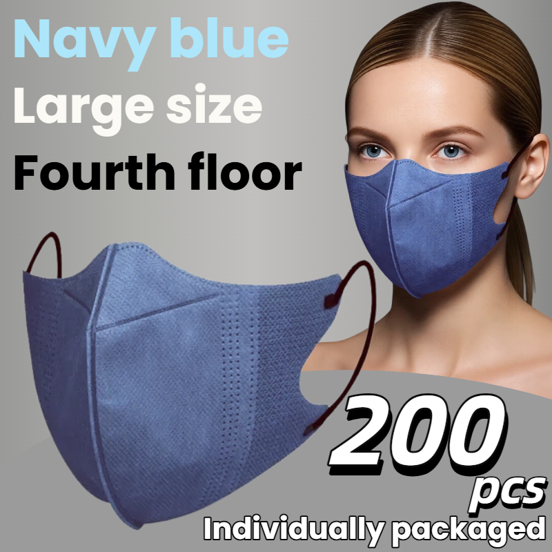 200Pcs/3D Three-Dimensional Da - Disposable Mask Blue review and price