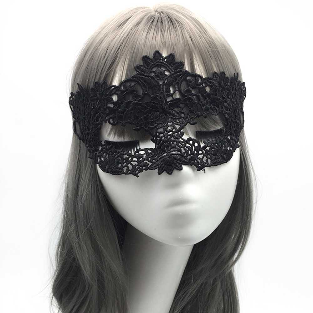 2pcs Elegant Black Lace Masque - Black Face Mask Pack review and price