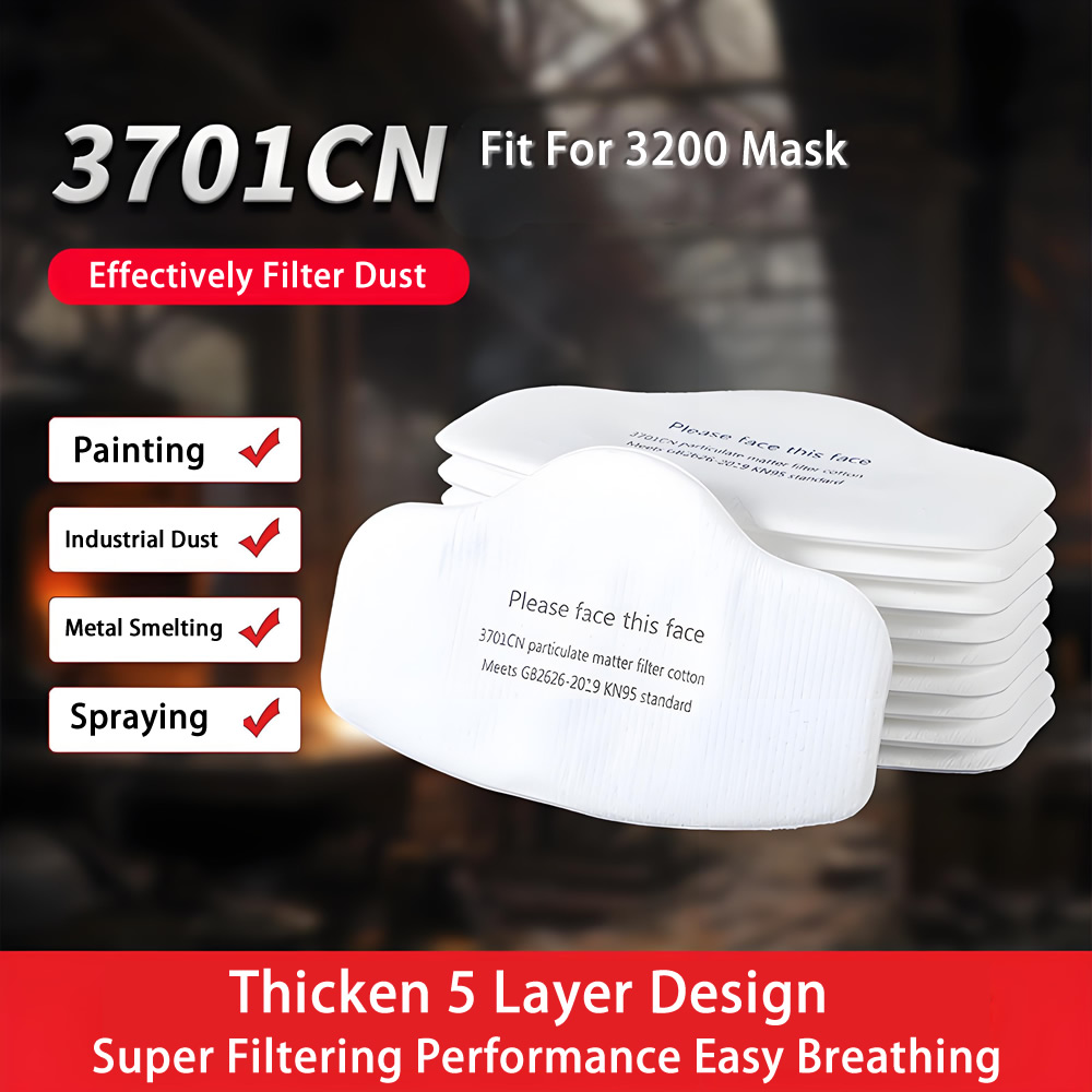 10/20pcs 3701 Filter Cotton Re - Kn95 Respirator Mask review and price