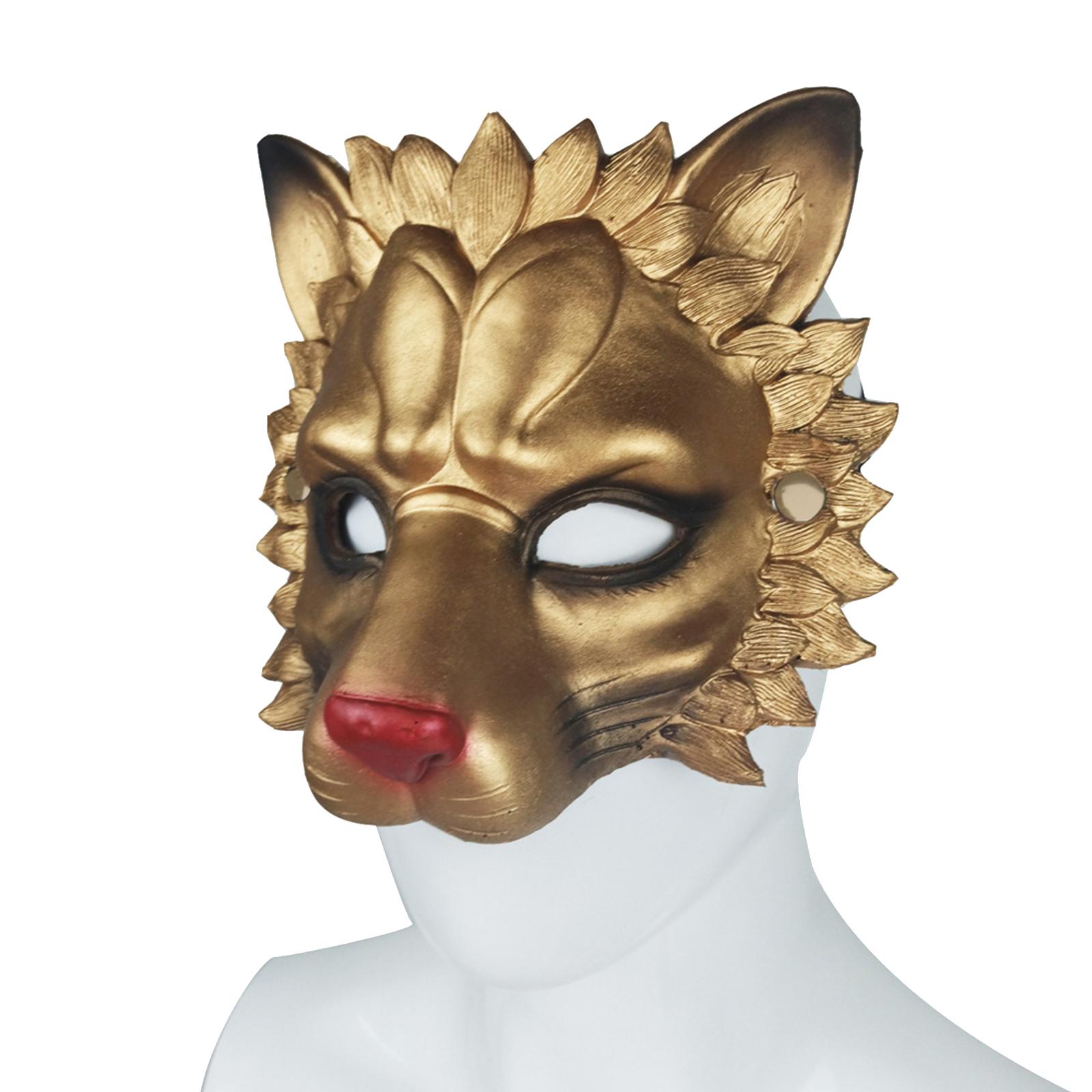 Lion Mask Half Face Decorative - Respirator Half Face review and price