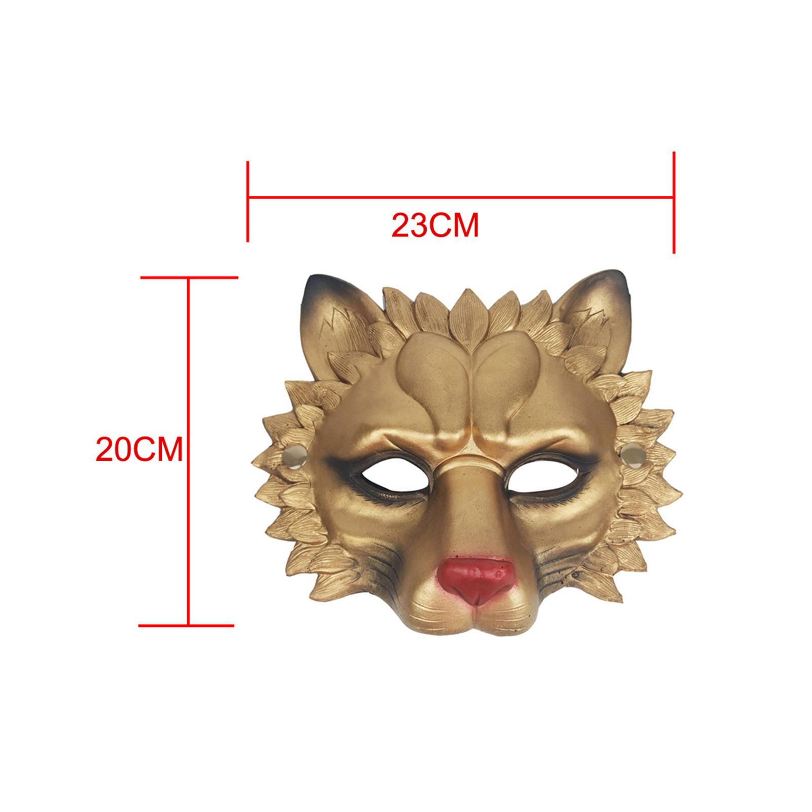 Lion Mask Half Face Decorative - Respirator Half Face review and price