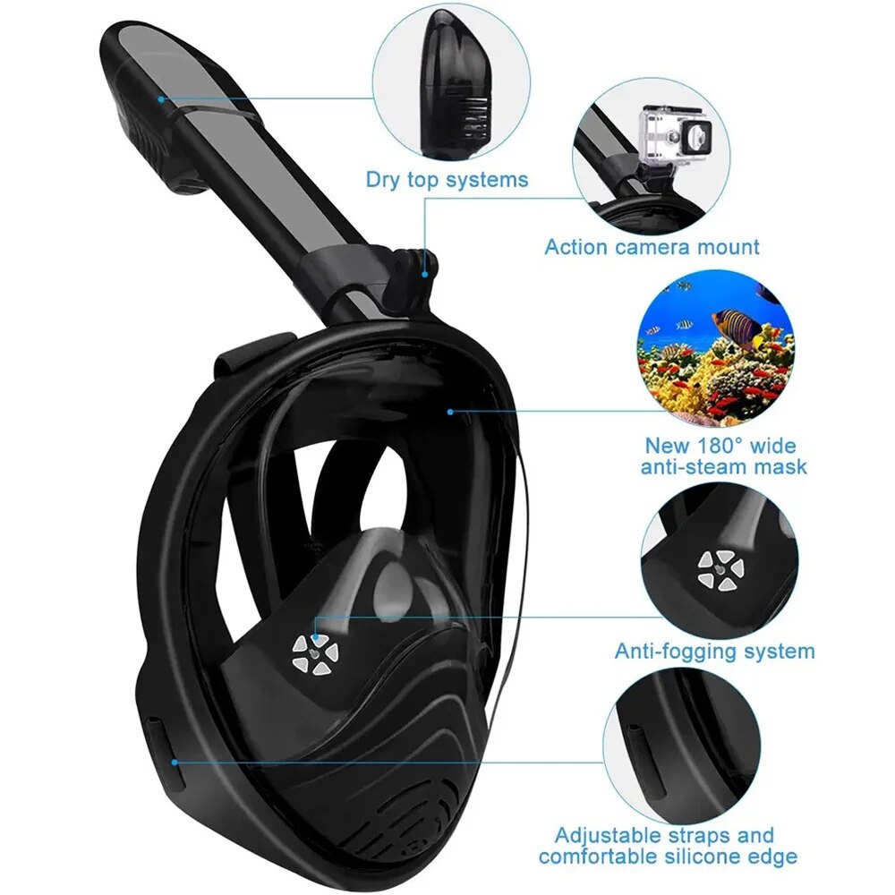 Underwater Snorkeling Full Fac - Anti Pollution Mask review and price