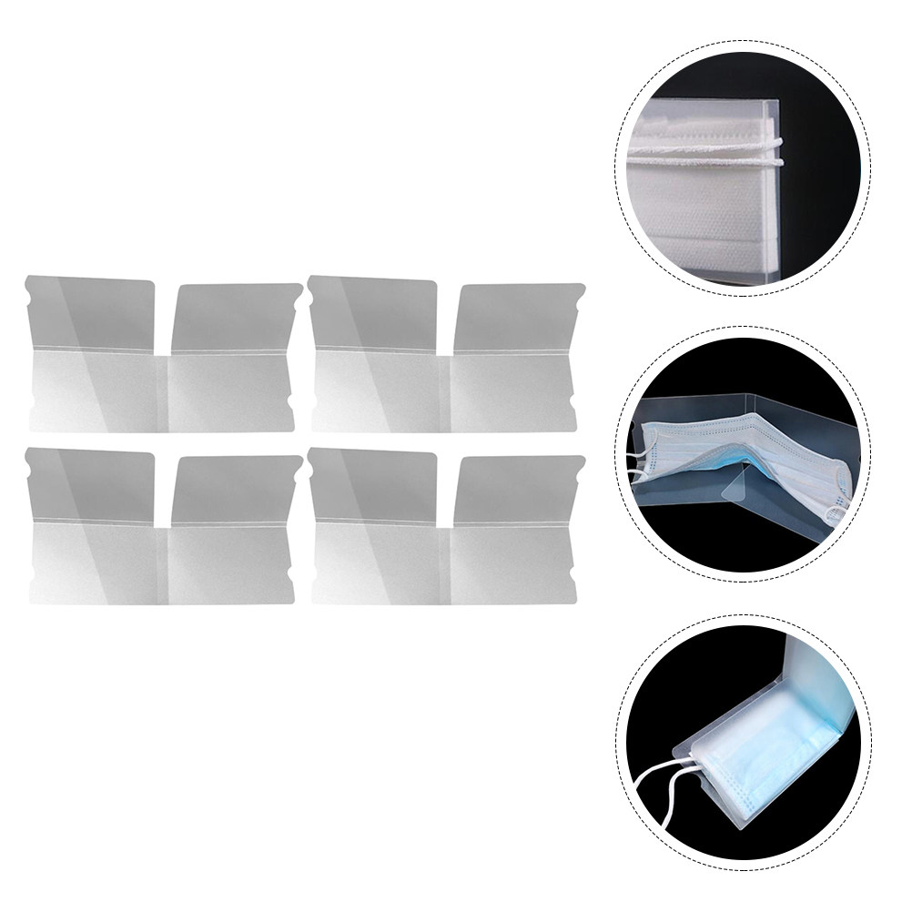 4Pcs Foldable Mask Storage Box - Face Mask Storage Box review and price