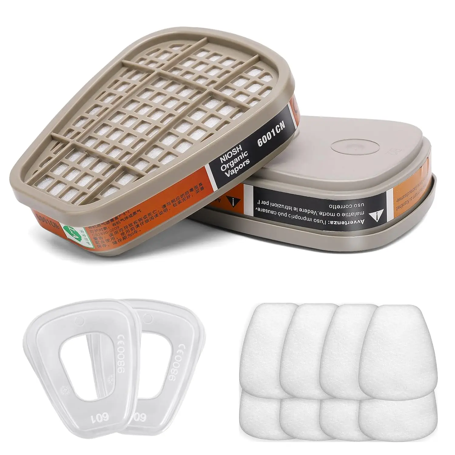 Activated Carbon 6001 Cartridg - Dust Mask Construction review and price
