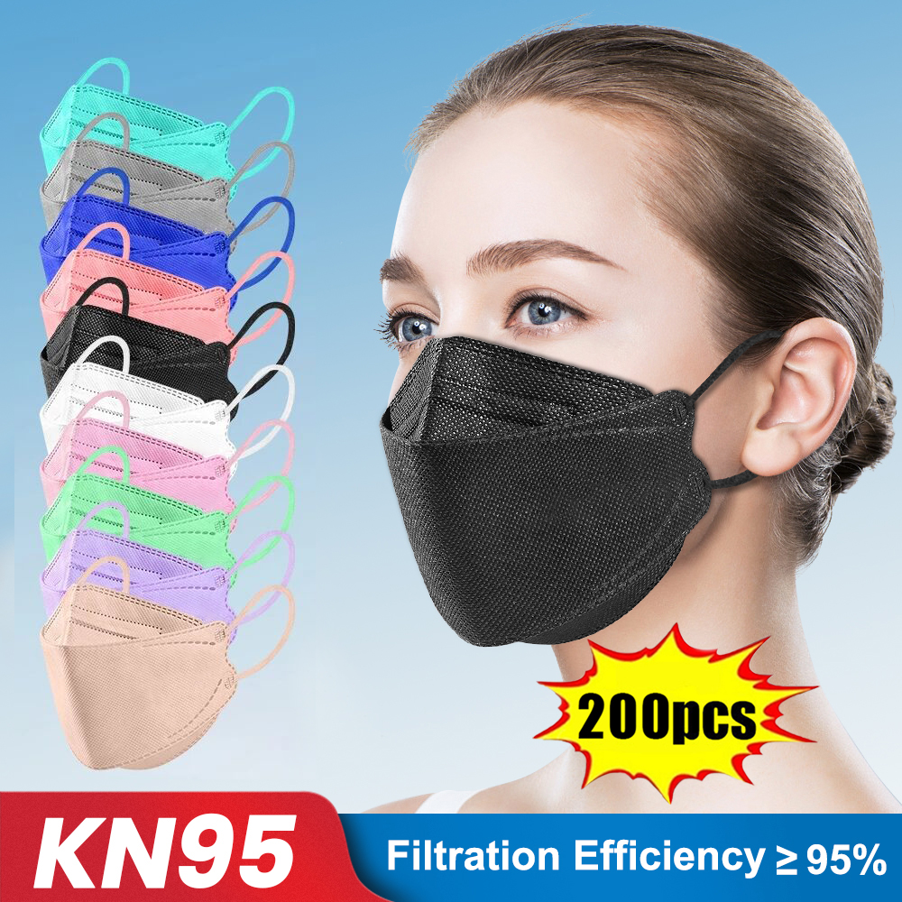 10-200pcs ffp2 mascarillas CE  - Disposable Surgical Mask review and price