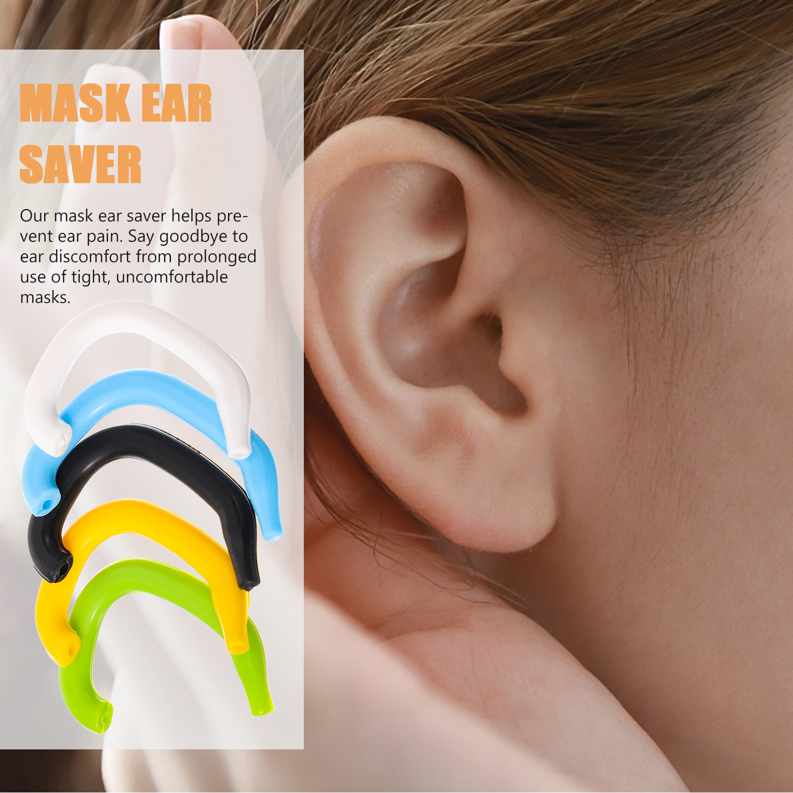 5Pcs Silicone Mask Ear Saver S - Mask Ear Saver Strap review and price