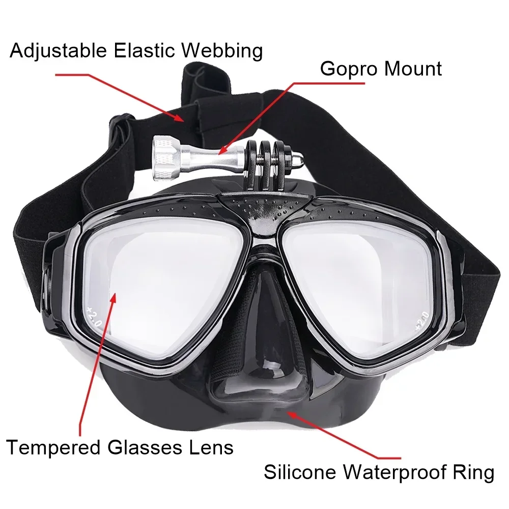 Scuba Diving Mask with Camera  - Mask Lanyard Adjustable review and price