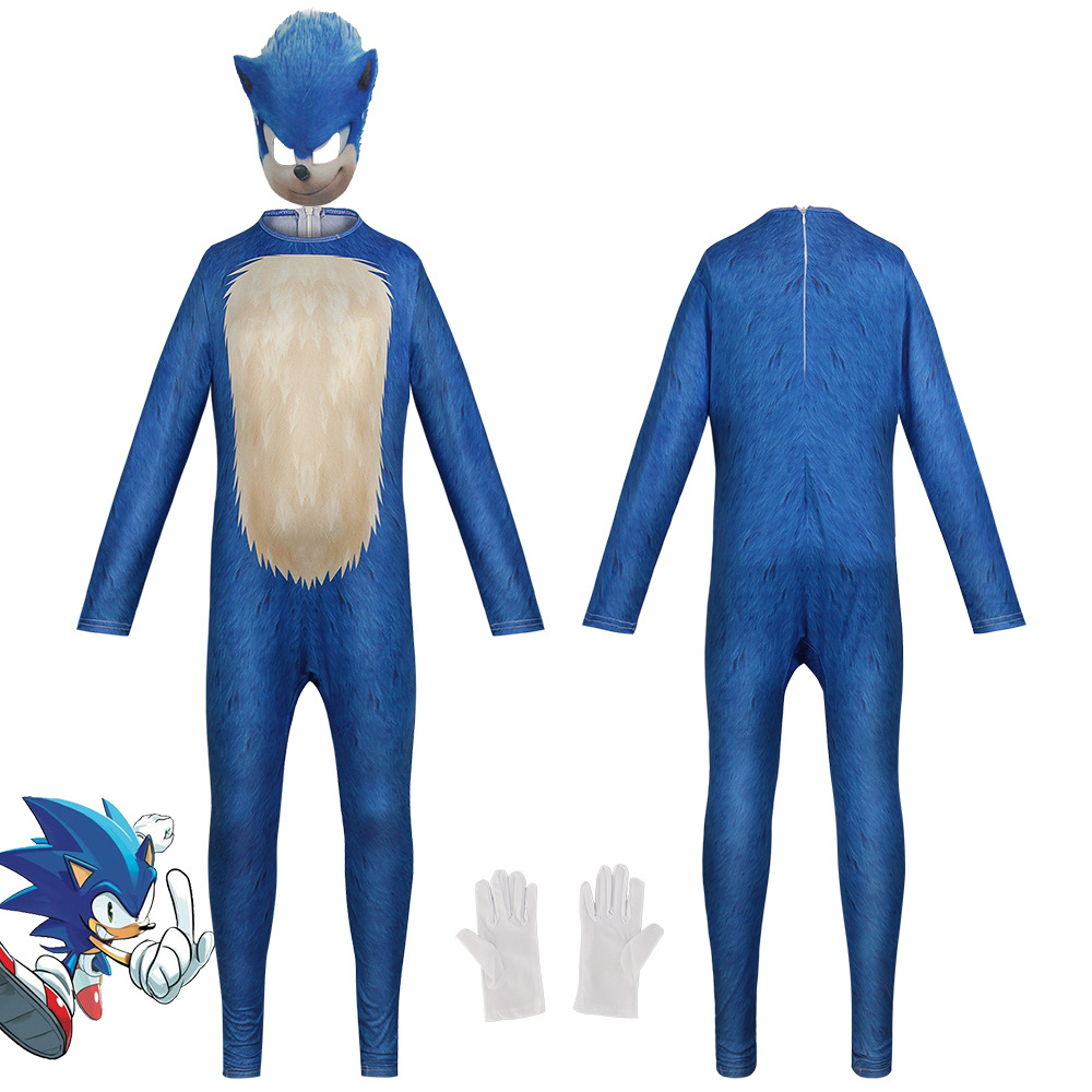 Anime Game Sonic Blue Red Blac - Black Face Mask Pack review and price
