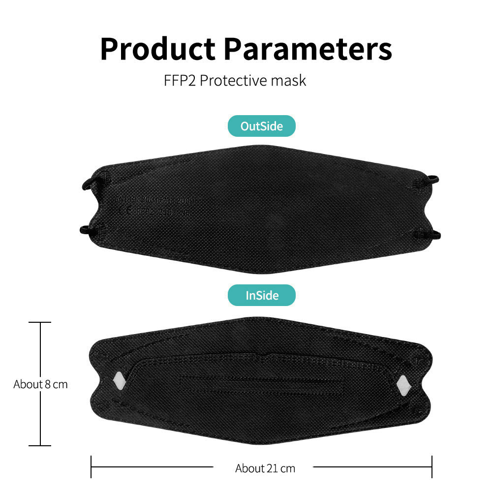 masks ffp2 face masks KN95 col - Disposable Surgical Mask review and price