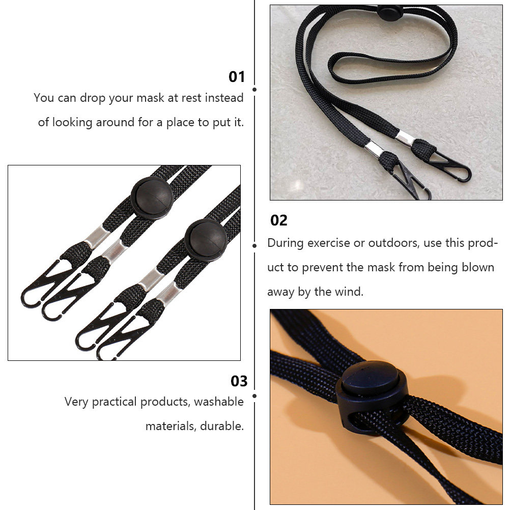 12Pcs Face Mask Lanyard Anti-F - Mask Ear Saver Strap review and price