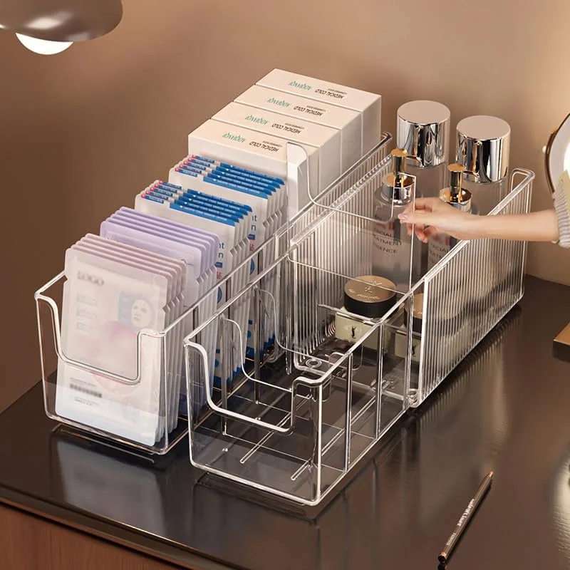Extendable Acrylic Makeup Orga - Face Mask Storage Box review and price