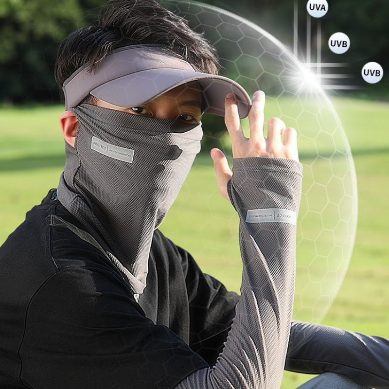 2Pcs Set Sun UV Protection Arm - Sports Mask Breathable review and price