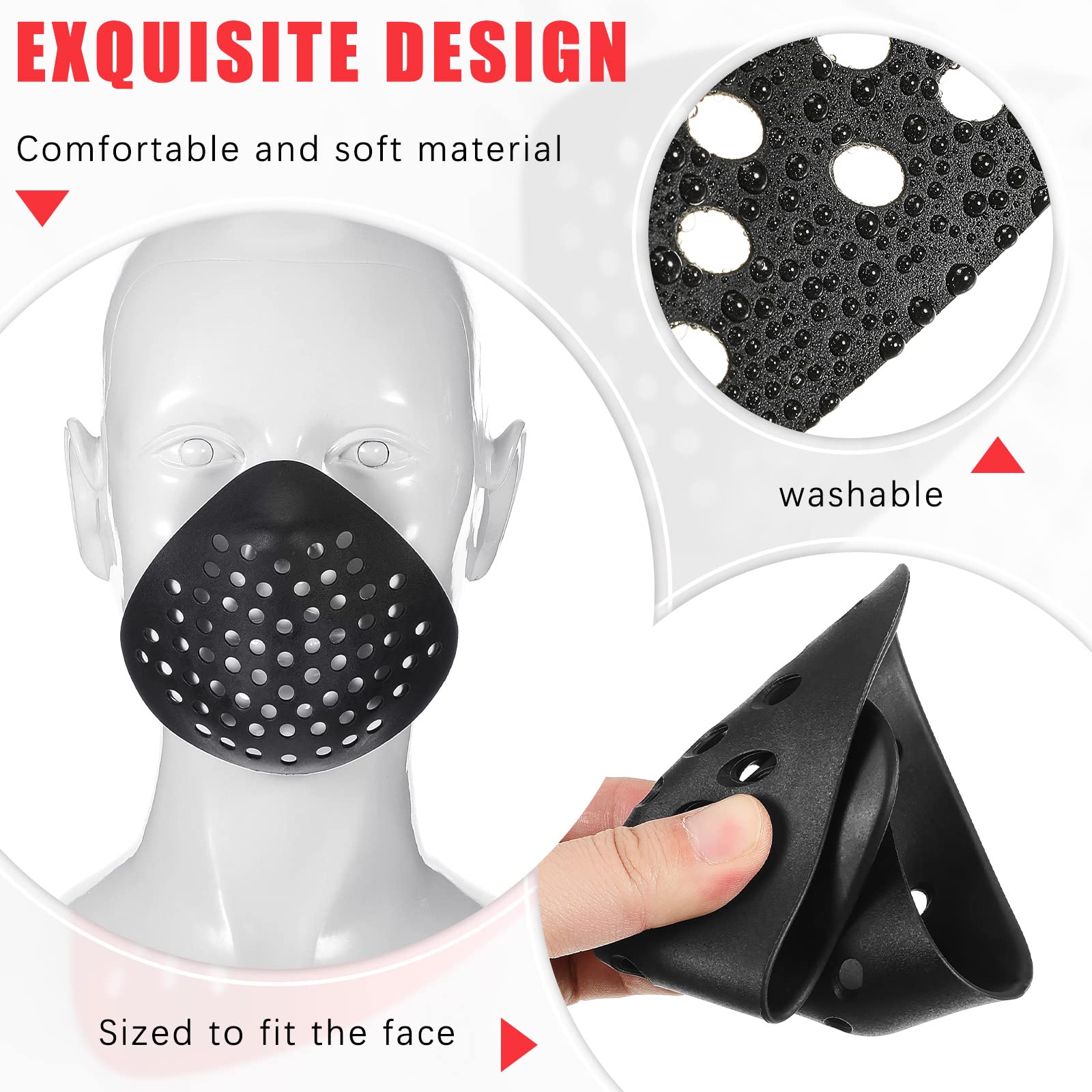 Half Face Bracket Silicone Mas - Silicone Mask Bracket review and price
