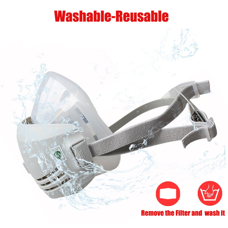 Silicone Dust-proof Gas Mask R - Cloth Face Mask Washable review and price
