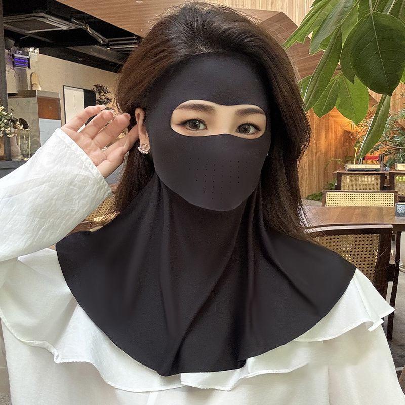 Summer Ice Silk Face Gini Full - Sports Mask Breathable review and price