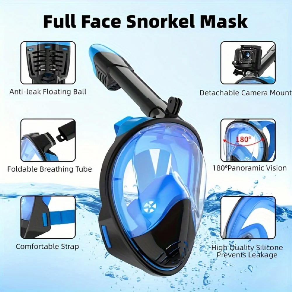 Full Face Snorkel Mask Snorkel - Anti Pollution Mask review and price